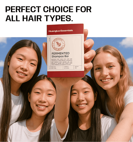 Shampoo & Conditioner Bar Combo – For Hair Fall, Moisture & Silky Shine | Plastic-Free Set