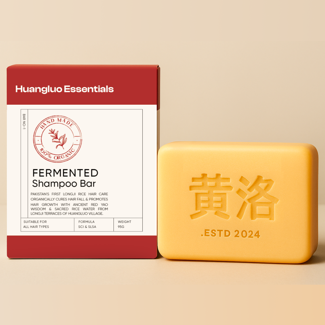 Shampoo Bar - Organic Fermented Rice Water - For Hair Regrowth Hair Fall Control