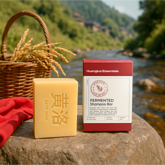 Shampoo Bar - Organic Fermented Rice Water - For Hair Regrowth Hair Fall Control